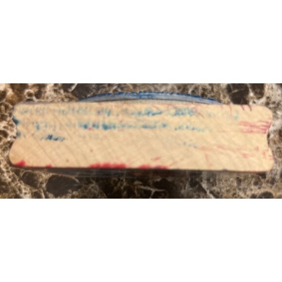 Vintage Stampendous! Christmas Etchling Rubber Stamp Covered Bridge Q048 - Picture 6 of 6